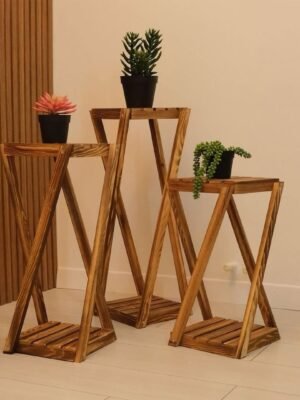 Set druri për lule 90x70 70x25 50x25